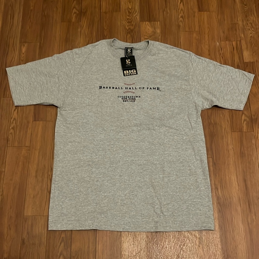 Cooperstown Baseball Hall of Fame grey t shirt